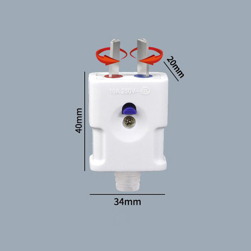💥Bestseller-Werkzeuge 50 % Rabatt⚡Doppelt verwendbarer drehbarer 2-poliger elektrischer Stecker