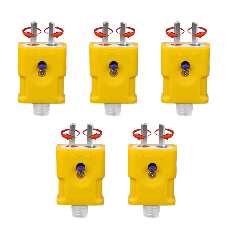 💥Bestseller-Werkzeuge 50 % Rabatt⚡Doppelt verwendbarer drehbarer 2-poliger elektrischer Stecker