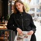 ❄️Herbst/Winter 2025 Bestseller🍂Damenmode-Lederfliegerjacke mit Stehkragen