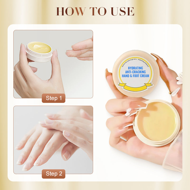 Feuchtigkeitsspendende Anti-Riss-Hand- und Fußcreme