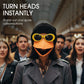 🔥Neuartiges Set aus Vogelmaske mit beweglichem Mund und Brille
