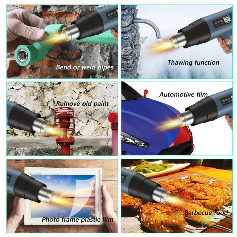 🔥💨Multifunktionale digitale Anzeige Temperaturregelung Heißluftpistole