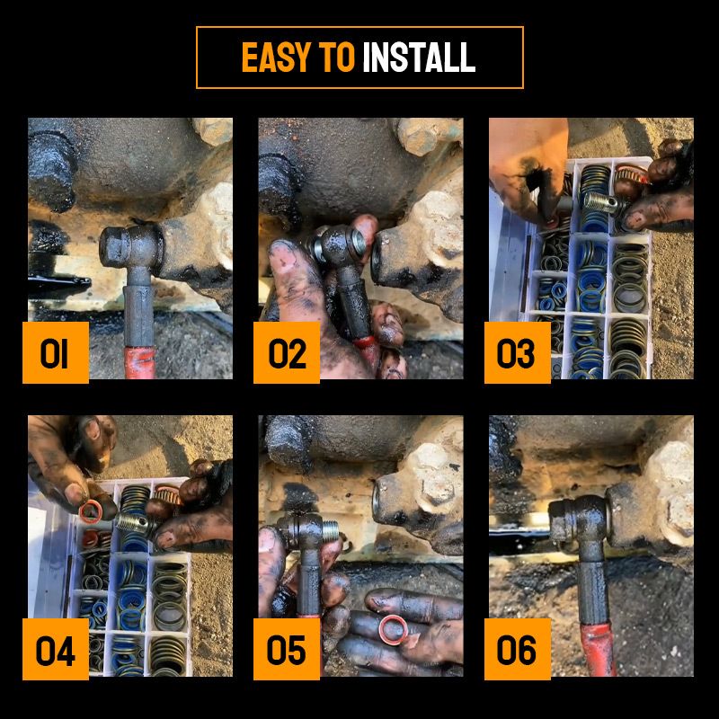 100 Stück/ 245 Stück Assortiertes Dichtungsring-Set