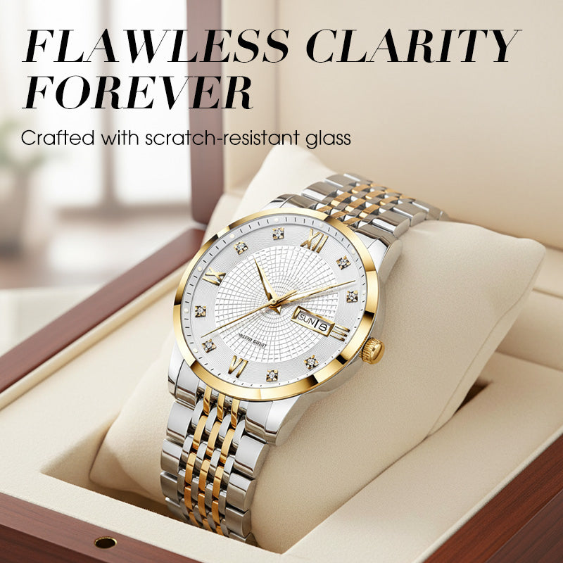 ⏳Black Friday Sale 80 % Rabatt💥💥Herrenuhr aus Edelstahl, wasserdicht, Business-Modell