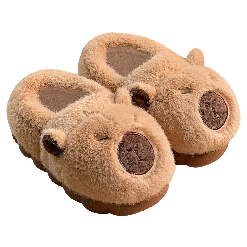 🎁HEISSER VERKAUF 50 % RABATT🎁—🐾Warme, rutschfeste Capybara-Hausschuhe für drinnen