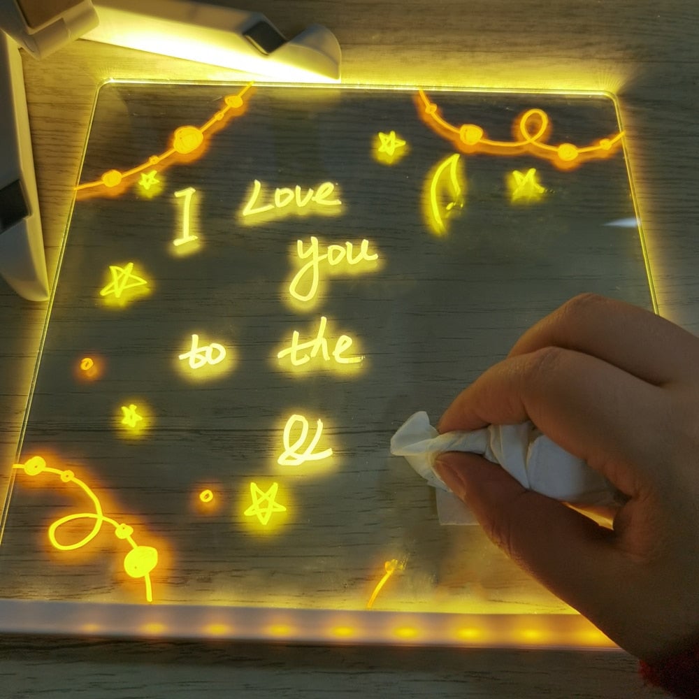 🎅LED-Notiztafel – 50 % Rabatt🎁Kaufen Sie 1 und erhalten Sie 7 Farbstifte gratis