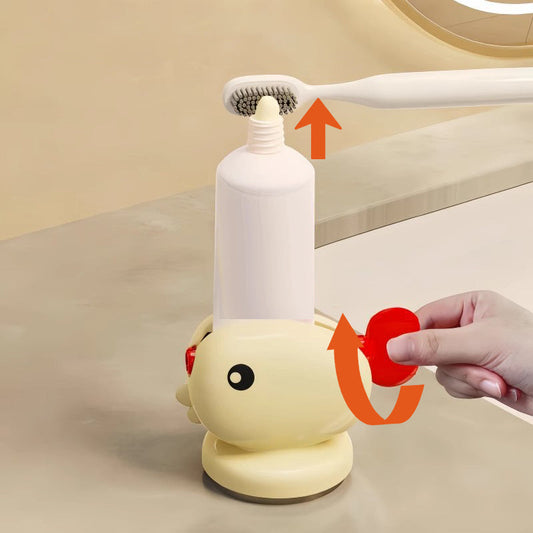 📢 📢Sonderangebot 2026: Zwei zum Preis von einem！💥Adorable Goldfisch Saugnapf Zahnpasta Squeezer