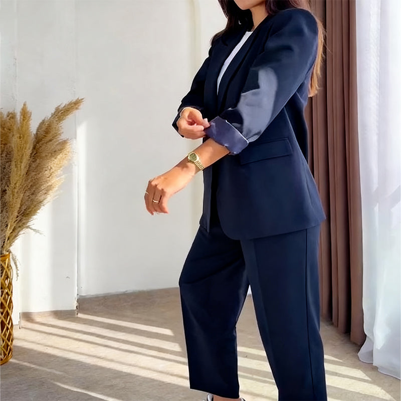 💖 Black Friday 50% Rabatt für eine begrenzte Zeit 🔥Damen-Zweiteiler: Klassischer Blazer & Hose🚀Versandkostenfrei