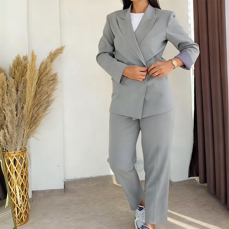 💖 Black Friday 50% Rabatt für eine begrenzte Zeit 🔥Damen-Zweiteiler: Klassischer Blazer & Hose🚀Versandkostenfrei