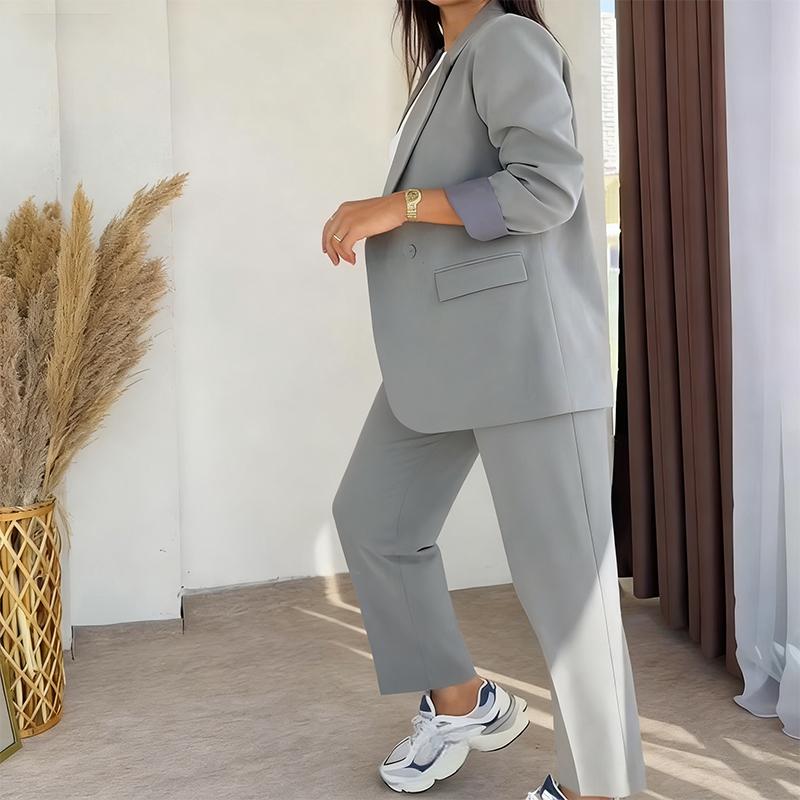 💖 Black Friday 50% Rabatt für eine begrenzte Zeit 🔥Damen-Zweiteiler: Klassischer Blazer & Hose🚀Versandkostenfrei