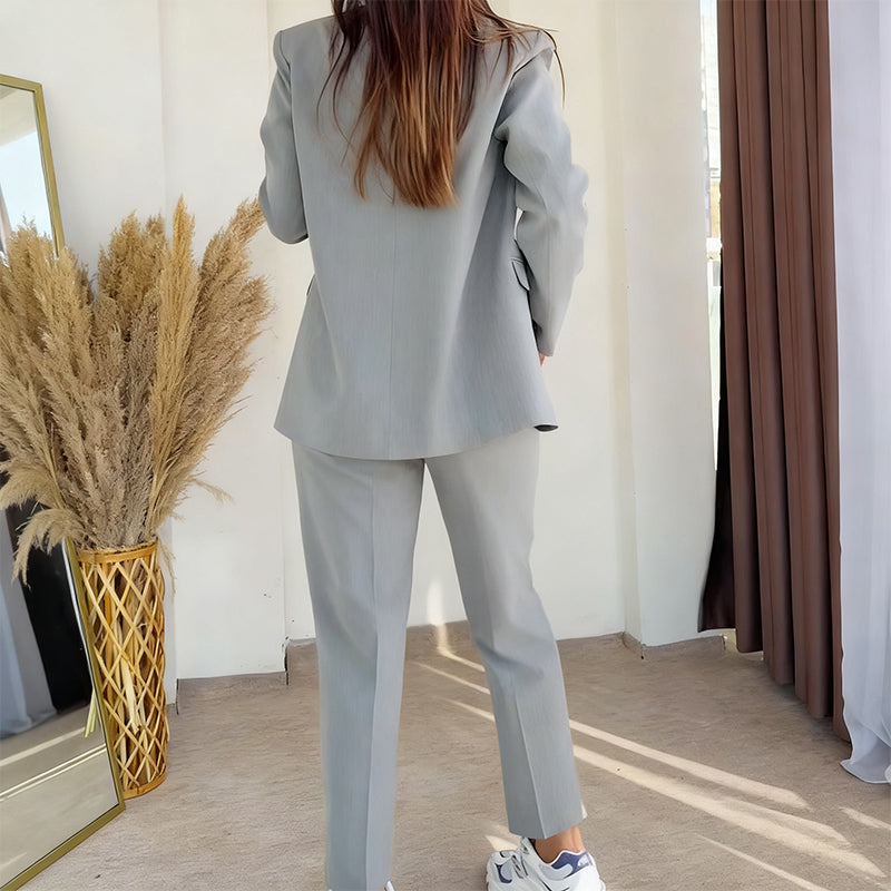 💖 Black Friday 50% Rabatt für eine begrenzte Zeit 🔥Damen-Zweiteiler: Klassischer Blazer & Hose🚀Versandkostenfrei