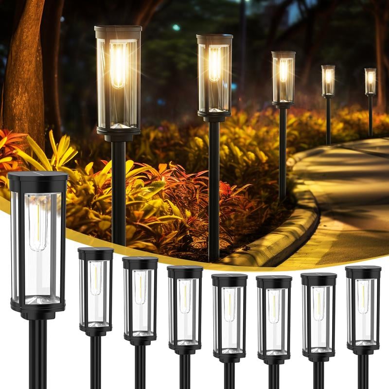 🔥2026 HEISSER VERKAUF🔥Solar-Gartenbeleuchtung – Retro-Design, 12–14 Stunden Leuchtdauer & IP65 wasserdicht