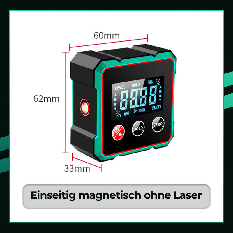 2-in-1 Magnetischer digitaler Laser-Neigungsmesser