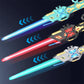 2-in-1-Lichtschwert mit einziehbarer Klinge und Soundeffekten