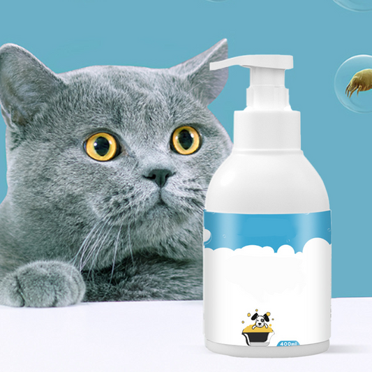 🐾 50% RABATT JETZT! 🔥 Sanfter Pflanzlicher Deo-Schaum für Haustiere - Neutralisiert Gerüche & Pflegt das Fell, Ideal für Zwischen den Bädern ✨
