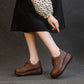 Damen-Loafer im Vintage-Stil mit Plateau