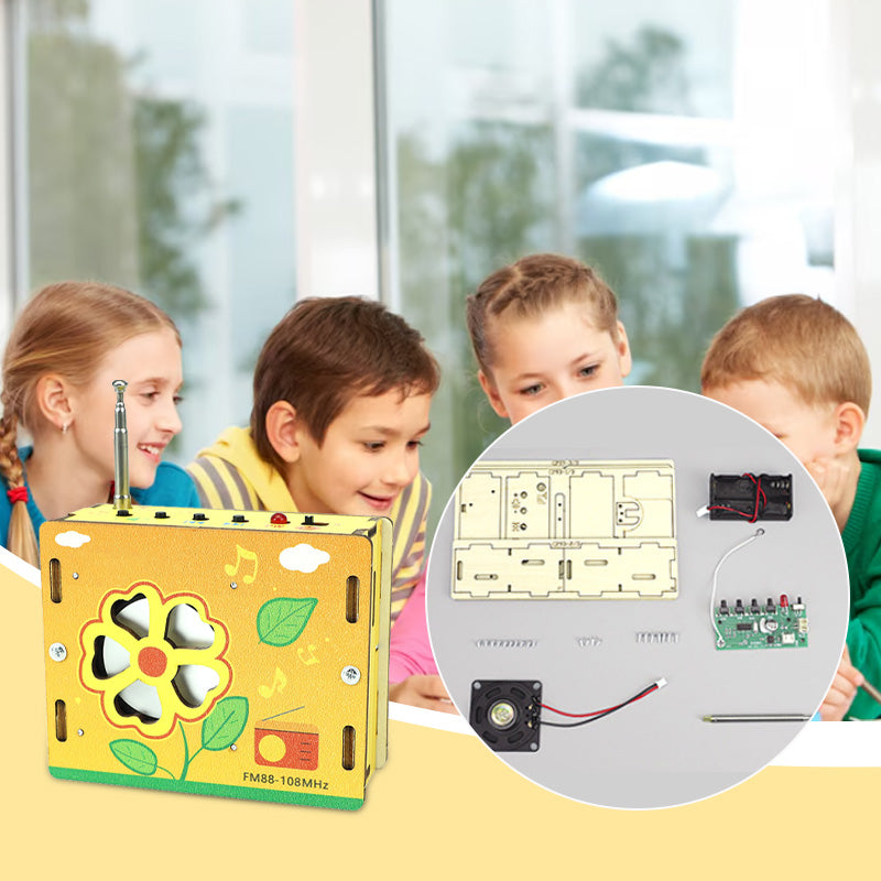 💥BLACK FRIDAY SALE 50 % RABATT💥 Pädagogisches Kinderspielzeug – DIY Mini-Radio