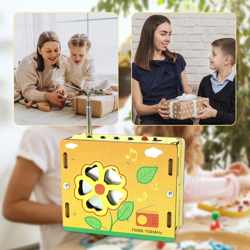 💥BLACK FRIDAY SALE 50 % RABATT💥 Pädagogisches Kinderspielzeug – DIY Mini-Radio