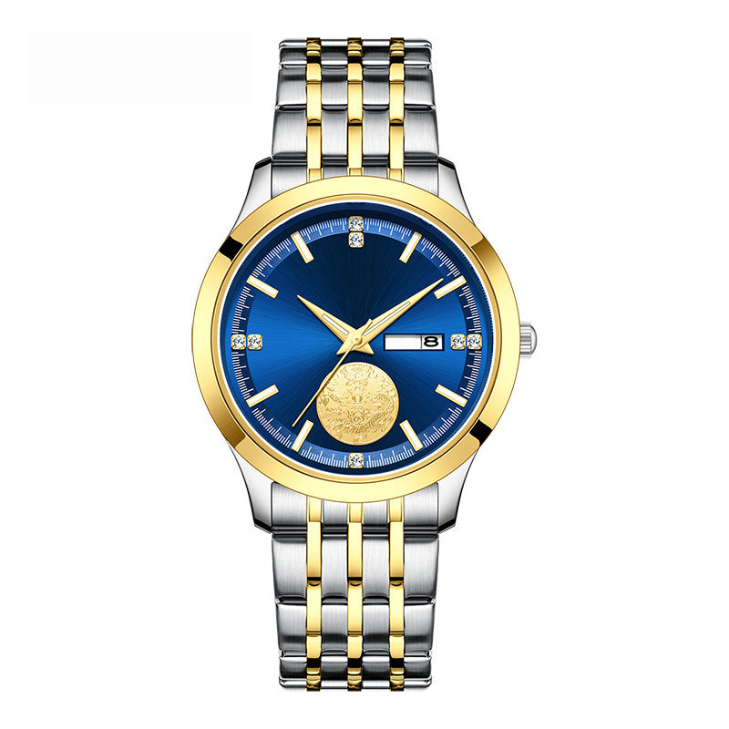 🎄🎁Weihnachts-Sonderangebot: 50 % Rabatt💥Luxuriöse Schweizer Automatikuhr aus Gold für Paare