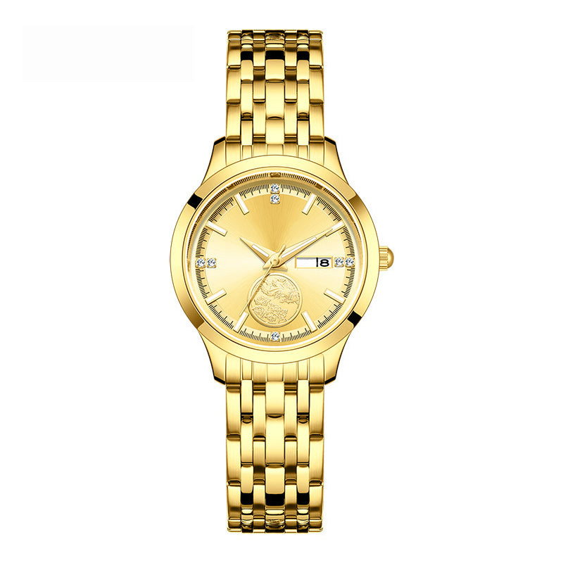 🎄🎁Weihnachts-Sonderangebot: 50 % Rabatt💥Luxuriöse Schweizer Automatikuhr aus Gold für Paare