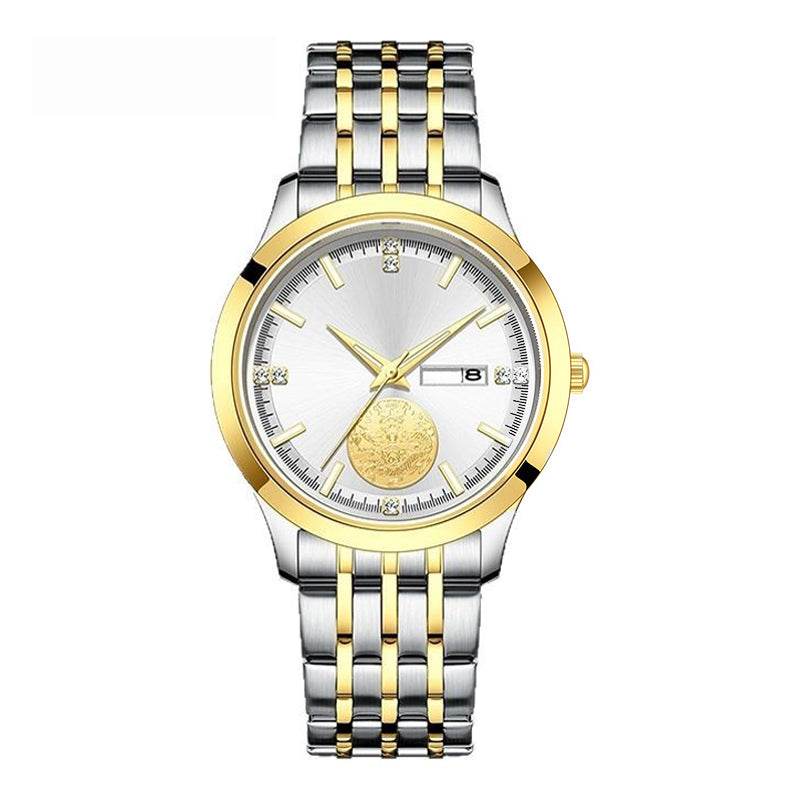 🎄🎁Weihnachts-Sonderangebot: 50 % Rabatt💥Luxuriöse Schweizer Automatikuhr aus Gold für Paare