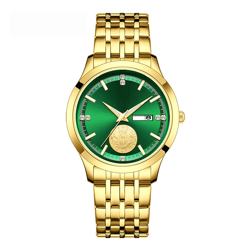 🎄🎁Weihnachts-Sonderangebot: 50 % Rabatt💥Luxuriöse Schweizer Automatikuhr aus Gold für Paare