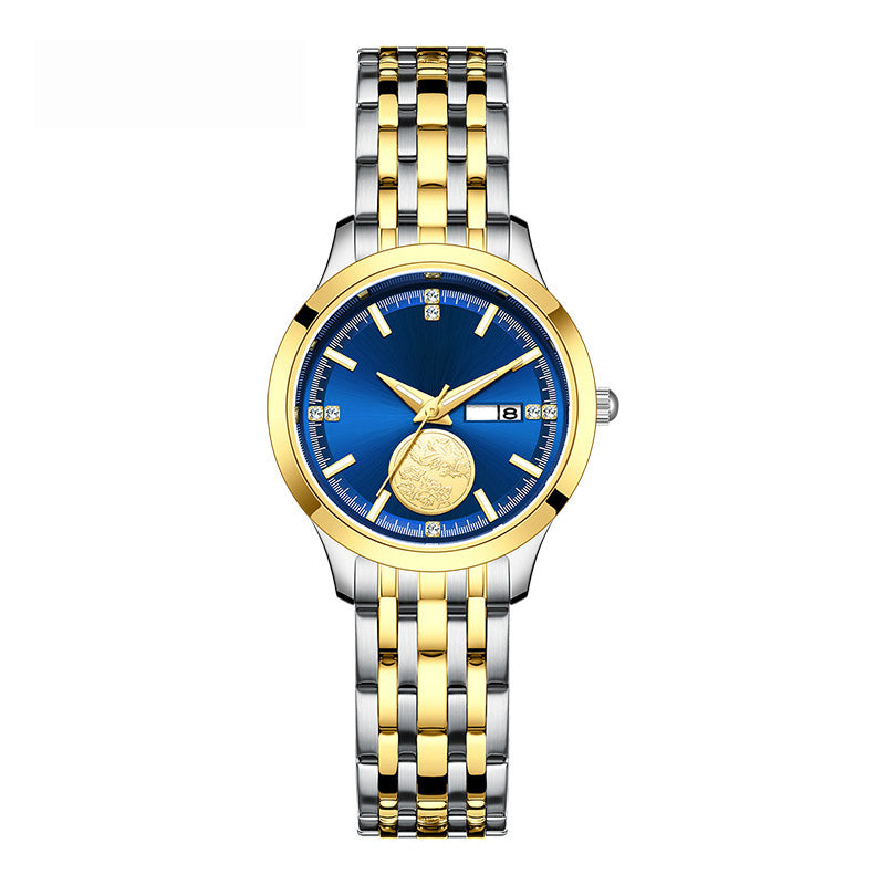 🎄🎁Weihnachts-Sonderangebot: 50 % Rabatt💥Luxuriöse Schweizer Automatikuhr aus Gold für Paare