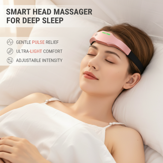 Intelligentes Kopfmassagegerät für tiefen Schlaf