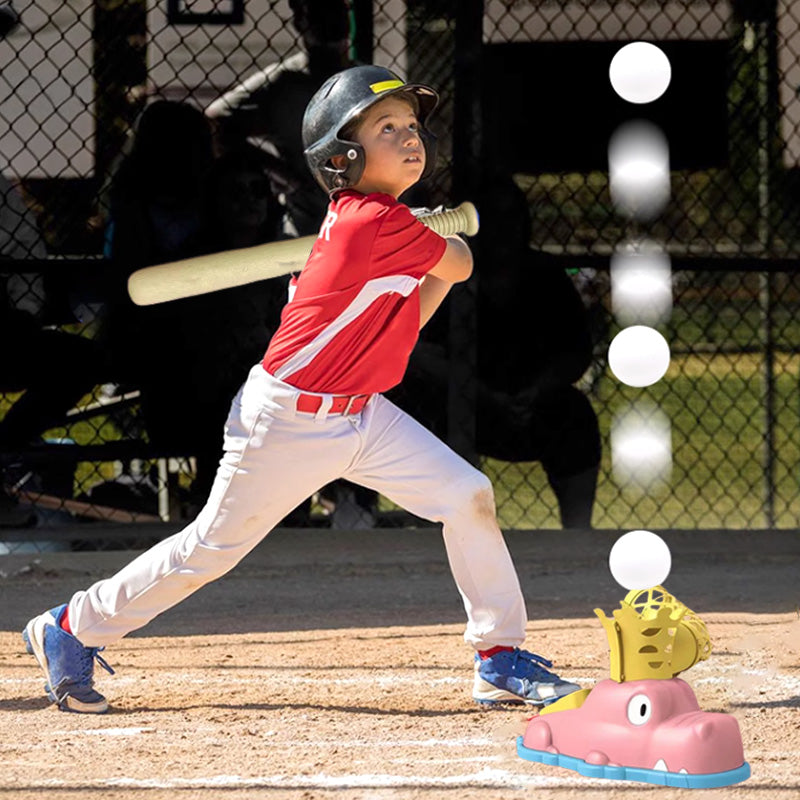 ⚾[Geschenk für Kinder] ⚾Baseball-Pitching-Maschine für Kinder zum Selbstspielen
