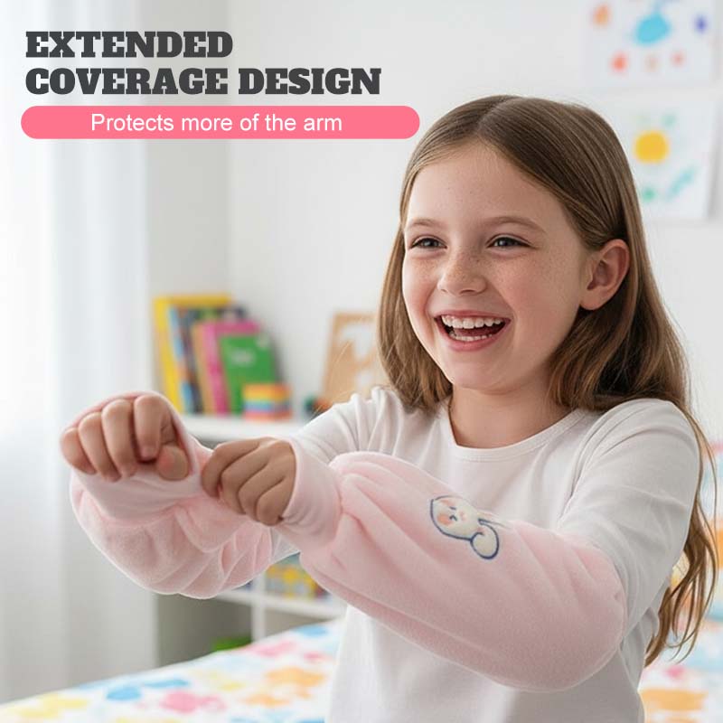 2-in-1-Armstulpen und fingerlose Handschuhe für Kinder