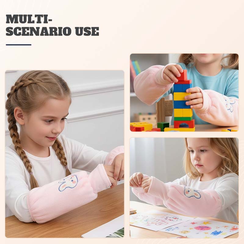 2-in-1-Armstulpen und fingerlose Handschuhe für Kinder