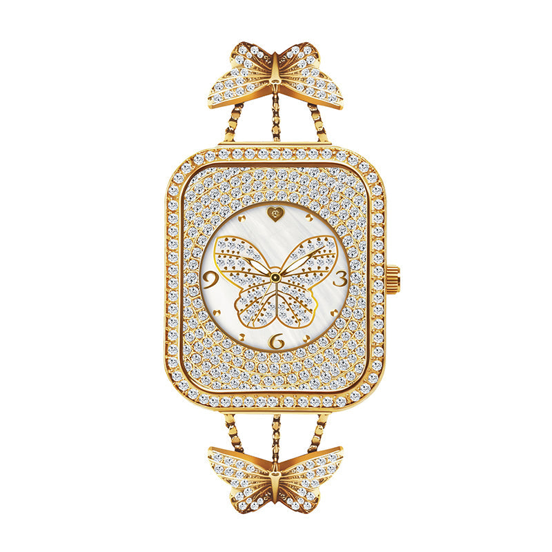 🦋 Heißer Verkauf 50 % Rabatt💎Elegante Schmetterlings-Schmuckuhr für Damen