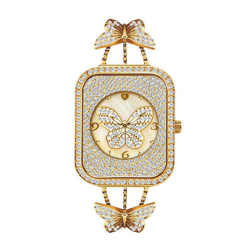 🦋 Heißer Verkauf 50 % Rabatt💎Elegante Schmetterlings-Schmuckuhr für Damen