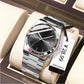 Herren-Freizeit-Business-Uhr mit rundem Zifferblatt und Analog-Quarzwerk