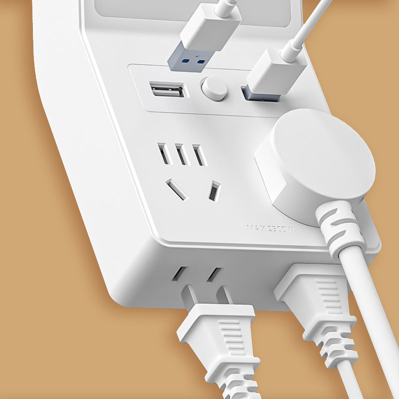 Mehrfach-Netzsteckeradapter mit unabhängigem Schalterknopf