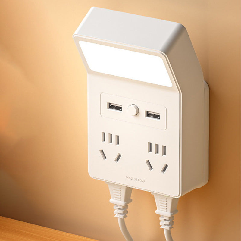 Mehrfach-Netzsteckeradapter mit unabhängigem Schalterknopf
