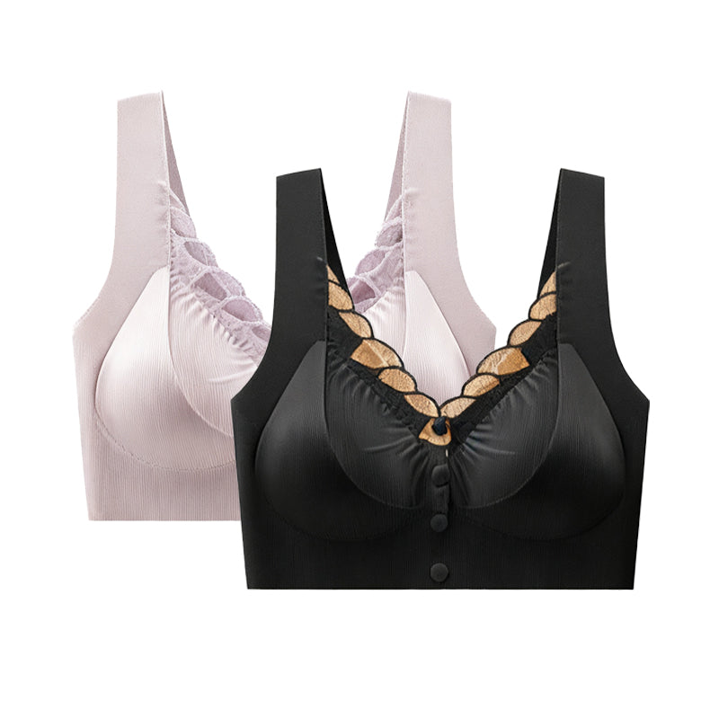 Nahtloser Push-Up Spitzen-BH