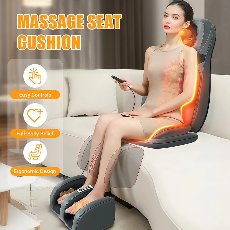 【Zeitlich begrenztes Angebot】Multifunktionales Massagesitzkissen mit Heizfunktion