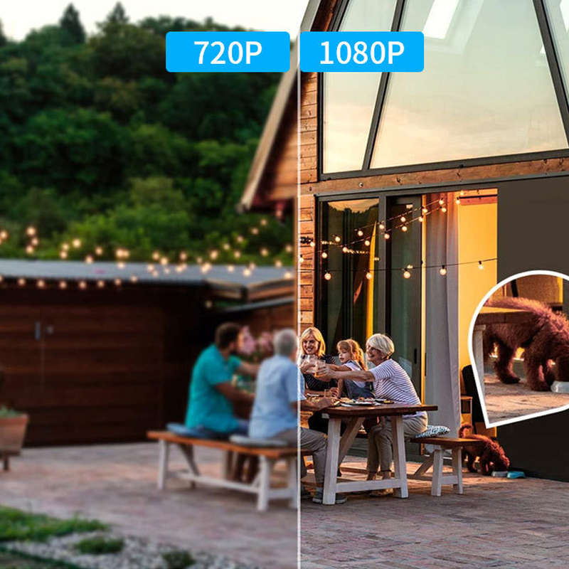 360°-Schwenk-Neige-HD-Kamera