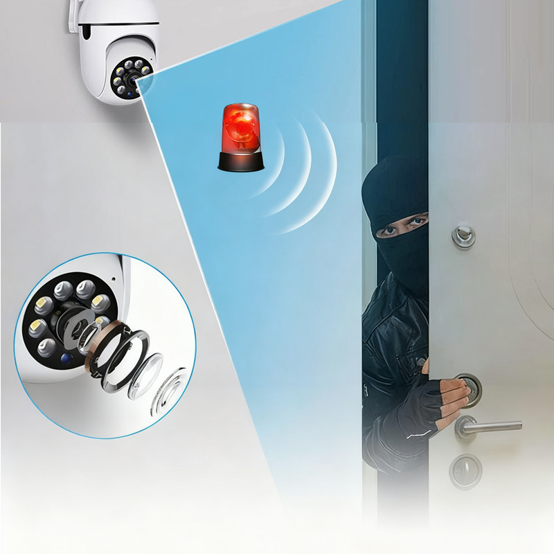 360°-Schwenk-Neige-HD-Kamera