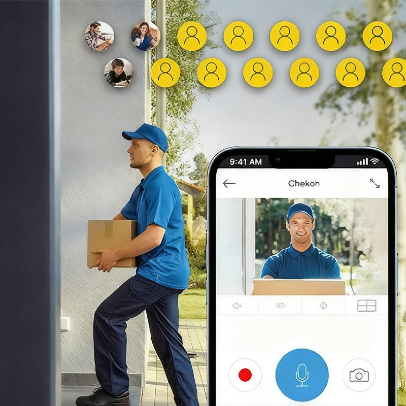 360°-Schwenk-Neige-HD-Kamera