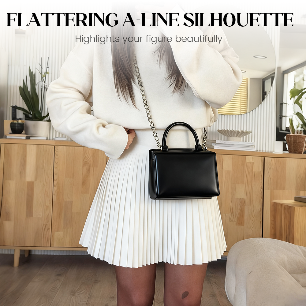 💗Lässiges, halbhohes, langärmeliges Strickkleid für Damen