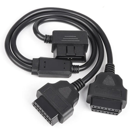 OBD2 Splitter 16Pin 60CM - Männlich zu Dual-Weiblich