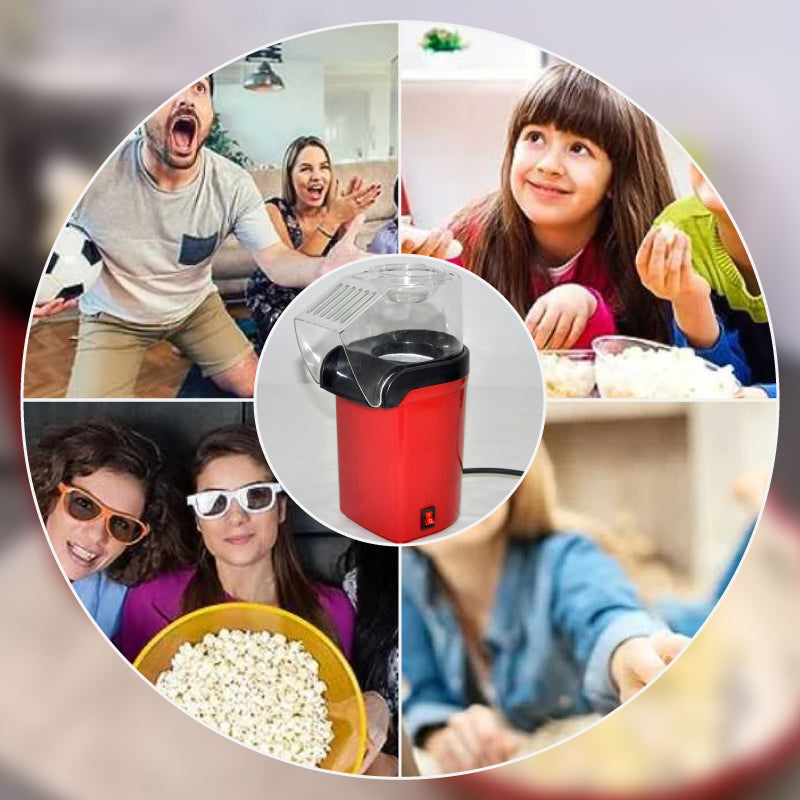 ✨ Mini-Popcorn-Maschine – Ölfrei, gleichmäßig & spaßig für Filmabende & Partys! 🍿