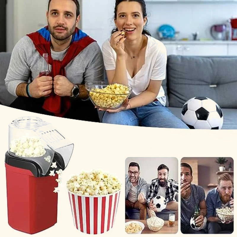 ✨ Mini-Popcorn-Maschine – Ölfrei, gleichmäßig & spaßig für Filmabende & Partys! 🍿