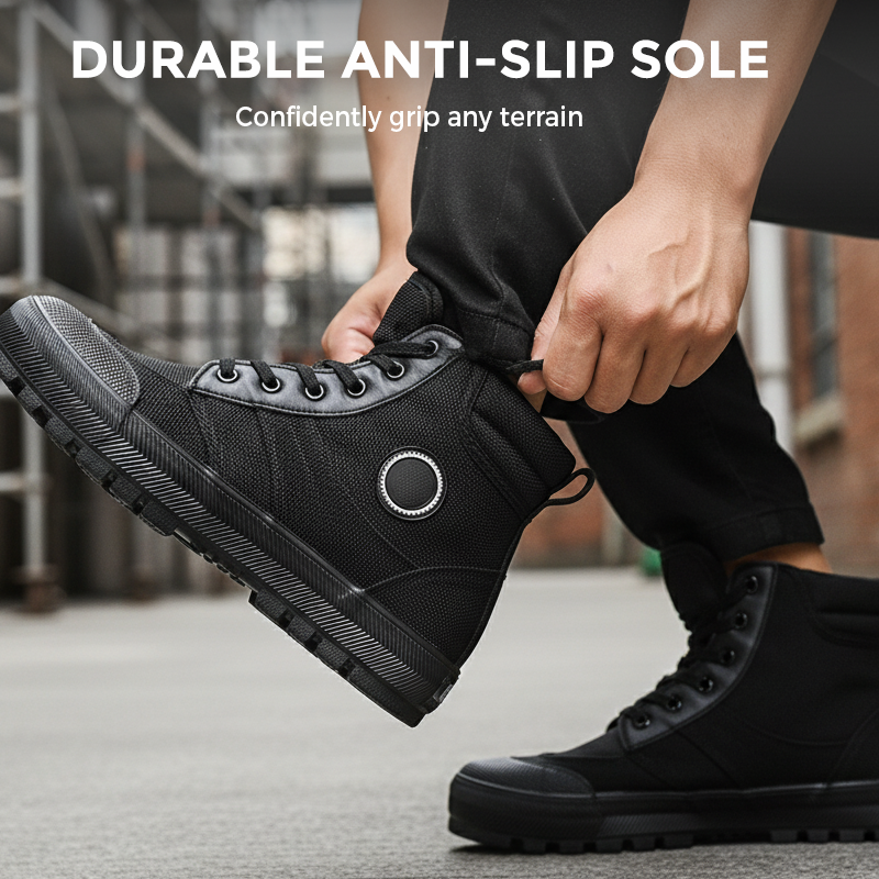 Robuste, stilvolle, wasser- und staubdichte Outdoor-Schuhe mit mittlerem Schaft
