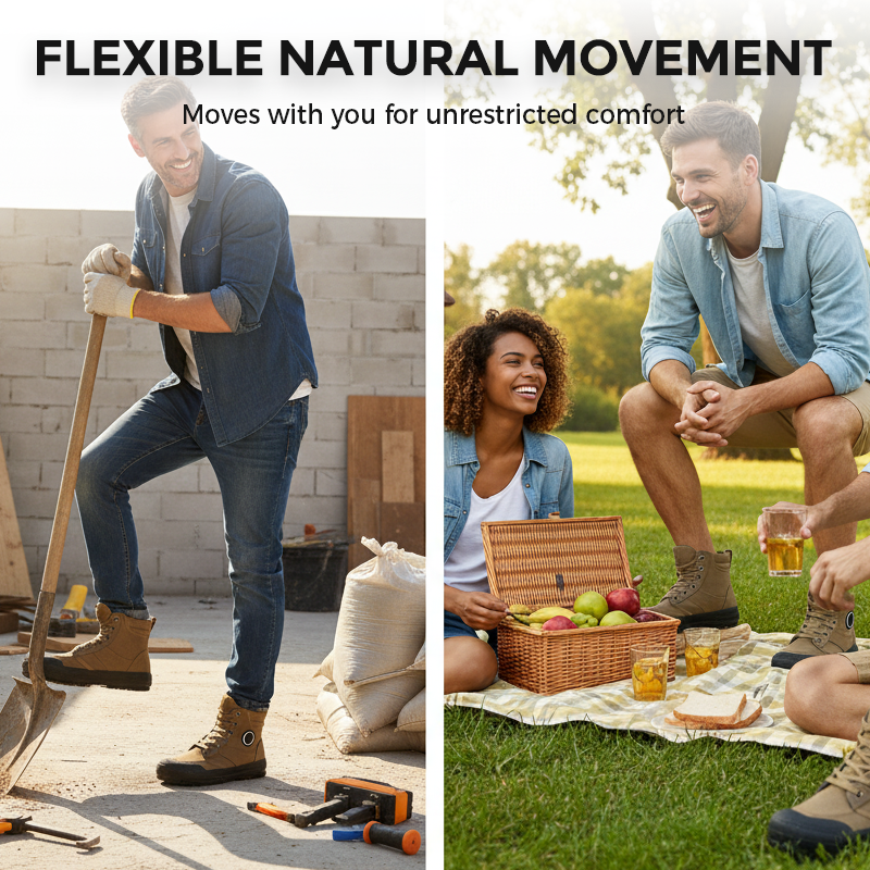 Robuste, stilvolle, wasser- und staubdichte Outdoor-Schuhe mit mittlerem Schaft