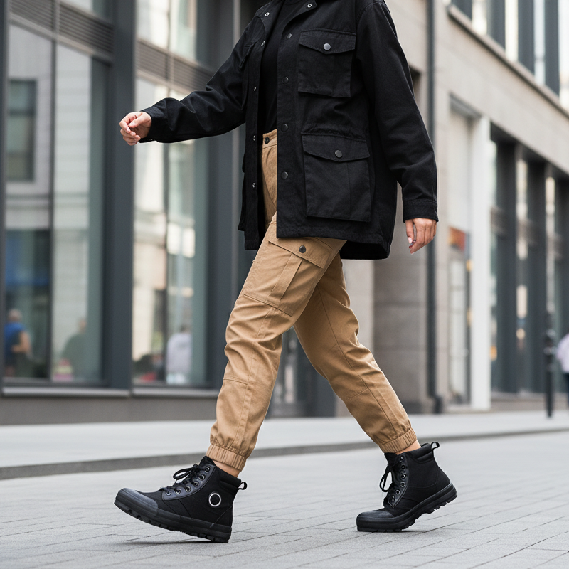 Robuste, stilvolle, wasser- und staubdichte Outdoor-Schuhe mit mittlerem Schaft