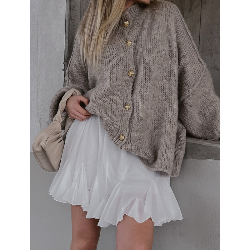 Schicker Damenpullover mit Rundhalsausschnitt