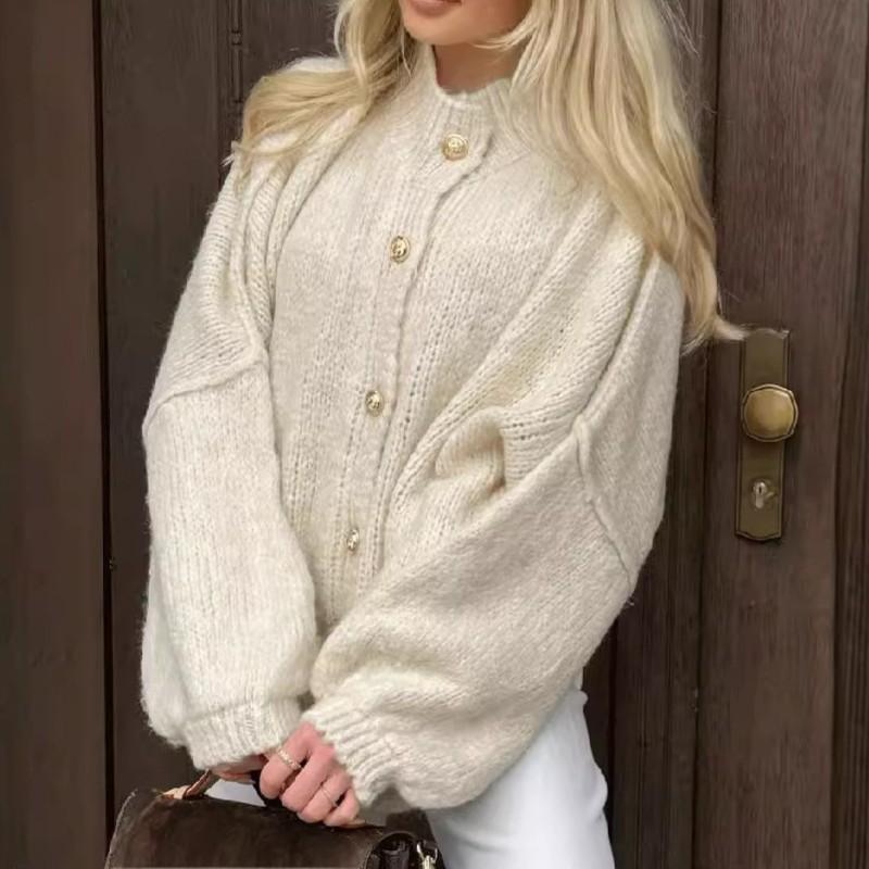 Schicker Damenpullover mit Rundhalsausschnitt